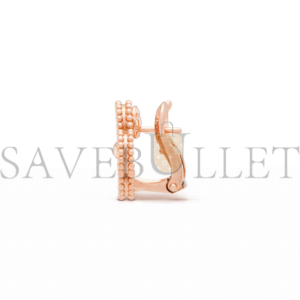 v*n cl*f arpels vintage alhambra earrings - rose gold, Di*m*nd  vcarp2r500